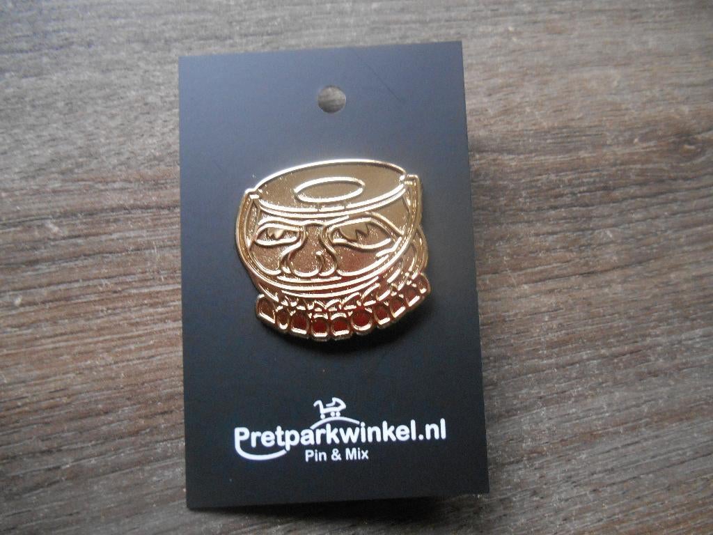 Efteling Kookpotje Pin Goudkleur Fanmade Monsieur Cannibale, Ophalen of Verzenden, Nieuw, Overige typen