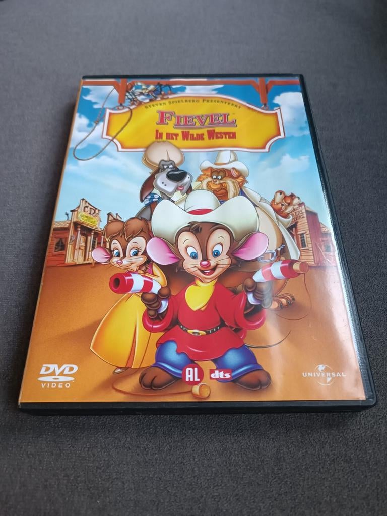 Fievel in het wilde westen - dvd, Alle leeftijden, Ophalen of Verzenden, Zo goed als nieuw, Europees