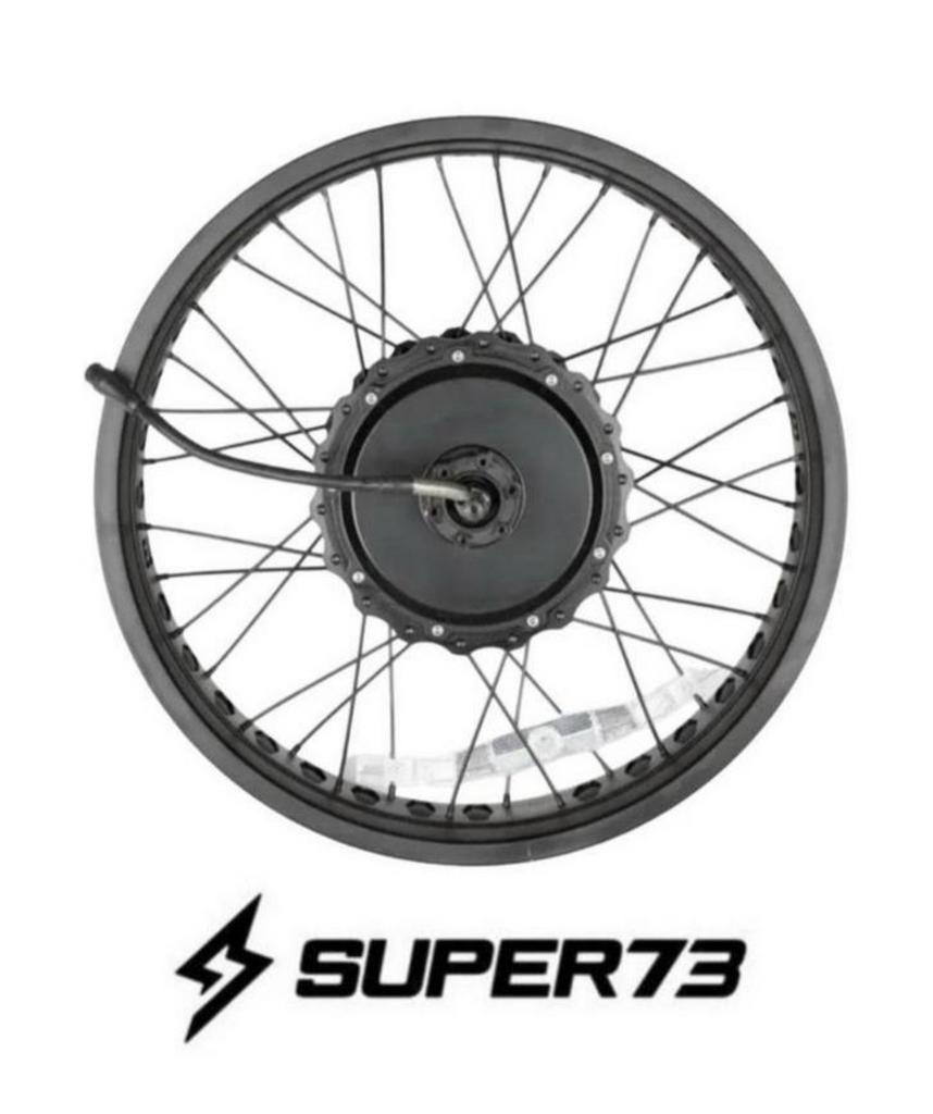 SUPER73 MOTOR REAR WHEEL COMPLETE ZX (SATIN), Ophalen of Verzenden