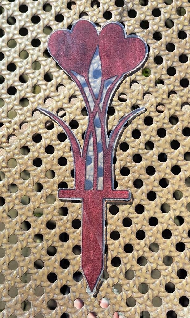 Gratis: Decoratief hartvormig 'sculptuur' (20 cm), Antiek en Kunst, Curiosa en Brocante, Ophalen