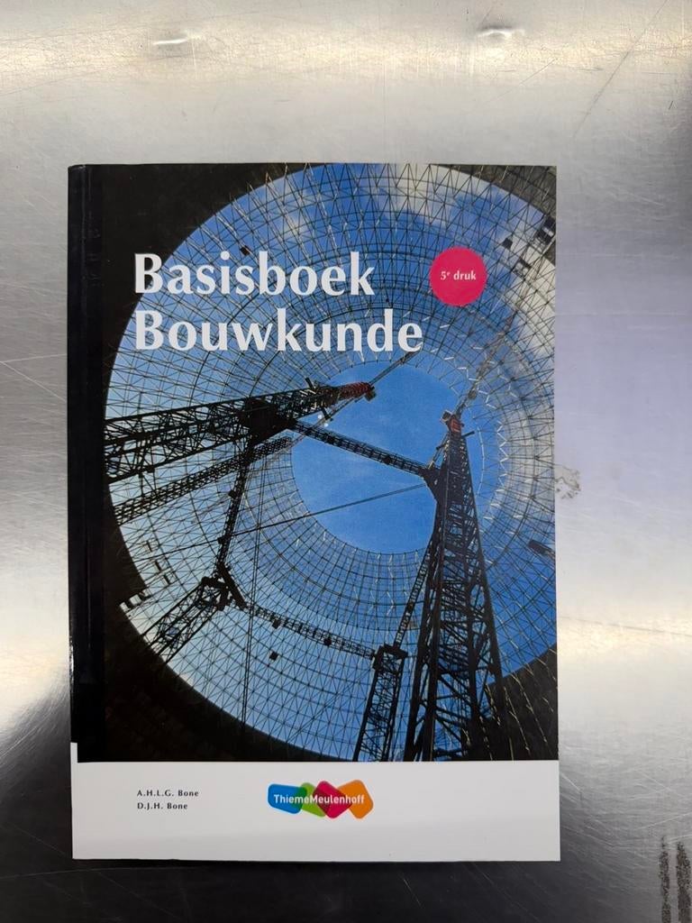 Basisboek Bouwkunde 5e editie - Nieuw!, Boeken, Ophalen of Verzenden, Beta, Nieuw, MBO