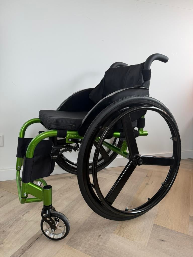 ADL sport rolstoel kushall quickie rgk ti-lite titanium, Ophalen, Gebruikt, Handbewogen rolstoel