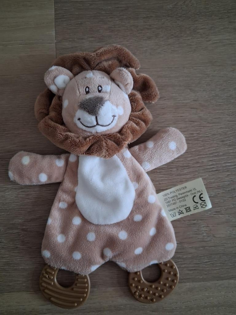 Knuffeldoekje knisperdoekje leeuw ZD Trading Action L789, Kinderen en Baby's, Speelgoed | Knuffels en Pluche, Ophalen of Verzenden