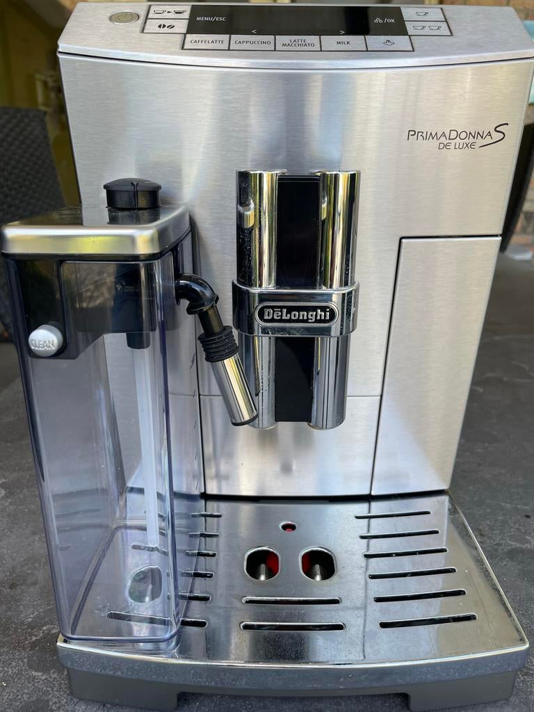 DeLonghi PrimaDonna S De Luxe - Refurbished, Witgoed en Apparatuur, Koffiezetapparaten, Afneembaar waterreservoir, Espresso apparaat