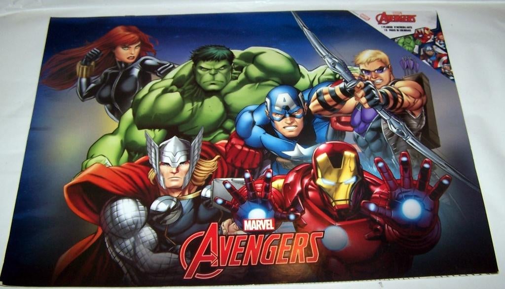 Marvel Avenger boek met stickers en kleurplaten. Izgs., Ophalen of Verzenden, Superheld, Nieuw, Boek of Spel