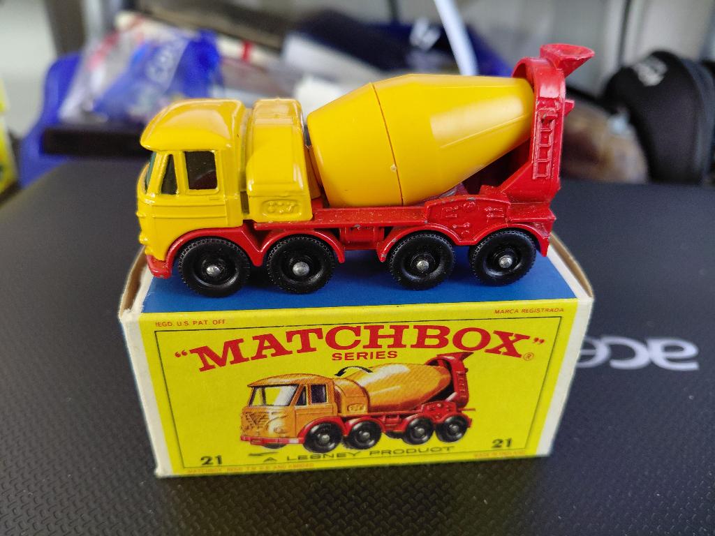 Matchbox 21d Foden Betonwagen E-Type Box, Ophalen of Verzenden, Zo goed als nieuw, Bus of Vrachtwagen