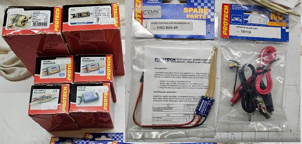 Partij Protech brushless motor, ESC's, ontvanger, Ophalen of Verzenden, Nieuw