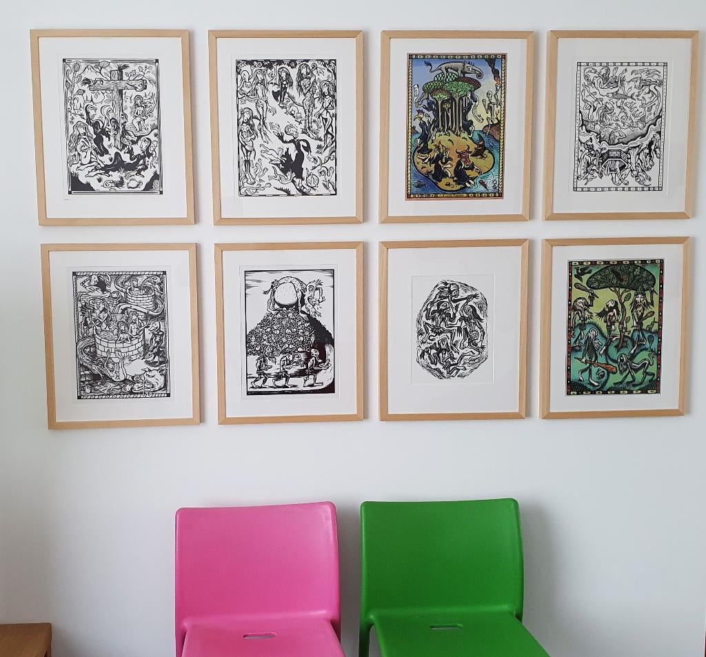 ORIGINELE TEKENINGEN STRIPTEKENAAR MARCEL RUIJTERS, Ophalen of Verzenden