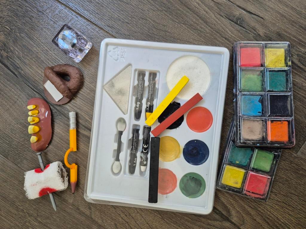 Sminkset fopset grappig voor bijv carnaval & verkleden, Ophalen of Verzenden