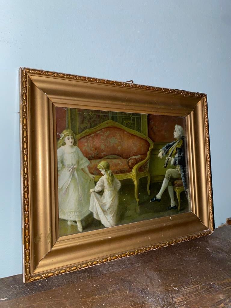 Print in omlijsting, Ophalen