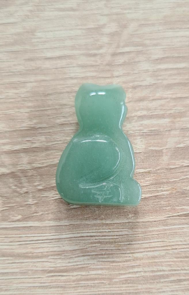 Aventurijn poes hanger, Ophalen of Verzenden, Overige merken