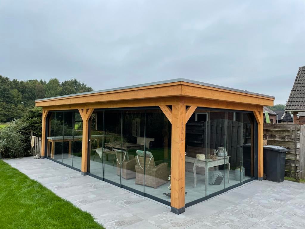 De glazen schuifwanden specialist!!, Tuin en Terras, Overkappingen, Ophalen, Nieuw