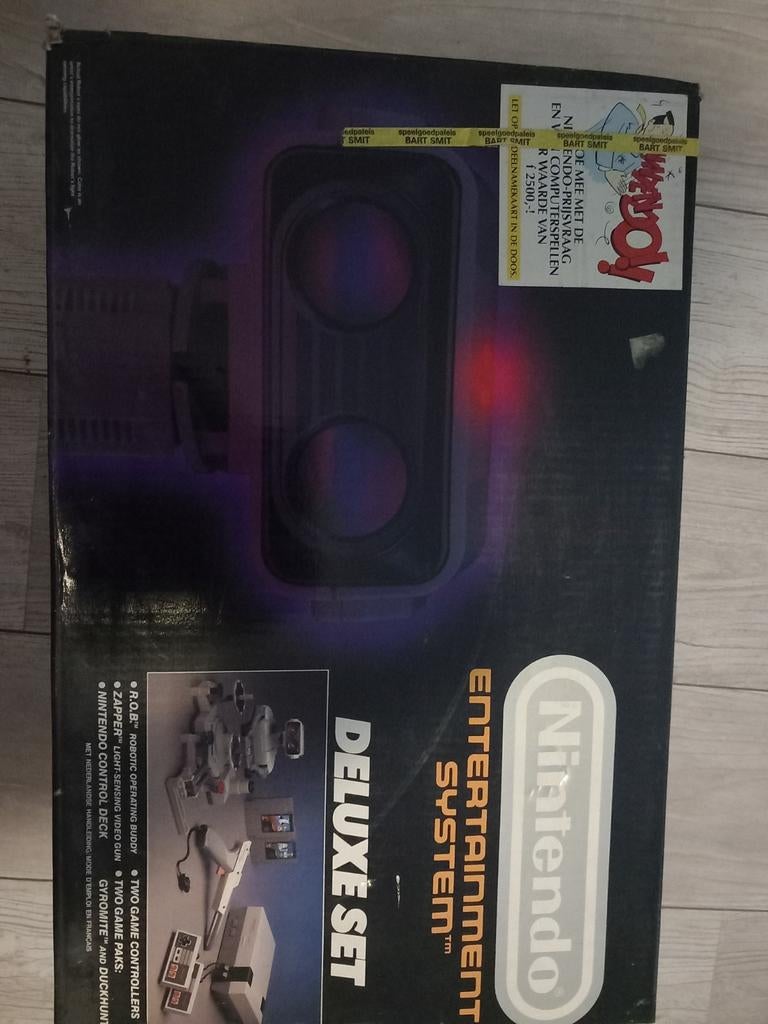 Nintendo NES deluxe set met R.O.B, Ophalen of Verzenden, Zo goed als nieuw, Met 1 controller