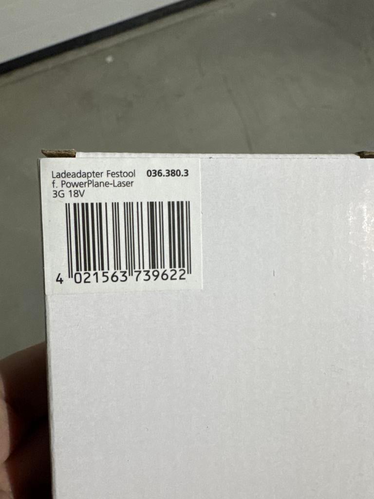 Festool Ladeadapter 036.380.3 - Nieuw in doos, Ophalen of Verzenden, Nieuw