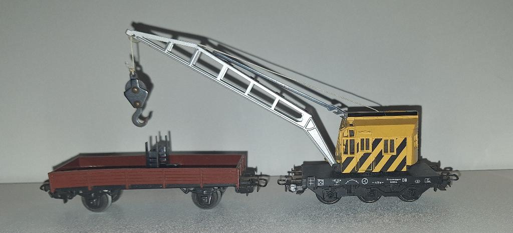 Marklin H0 4671 - Draaibare Ardelt-bergingskraan in ovp, Hobby en Vrije tijd, Wisselstroom, Wagon, Ophalen of Verzenden, Zo goed als nieuw