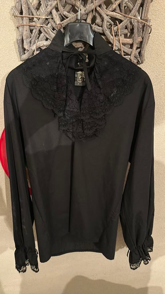 Boerenbruiloft blouse s kallebeske, Ophalen of Verzenden, Zo goed als nieuw, Blauw