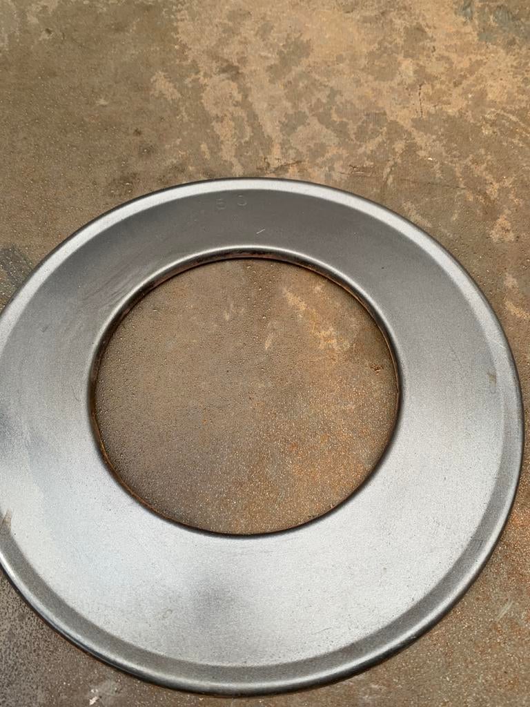 Rozetten tbv kachelpijp, Ophalen of Verzenden, Zo goed als nieuw, Rvs, Minder dan 2 meter