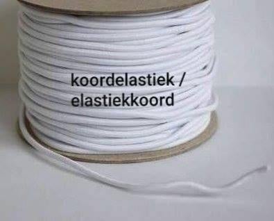 Koordelastiek - elastieke koord, Ophalen of Verzenden, Nieuw, Lint, Band of Elastiek