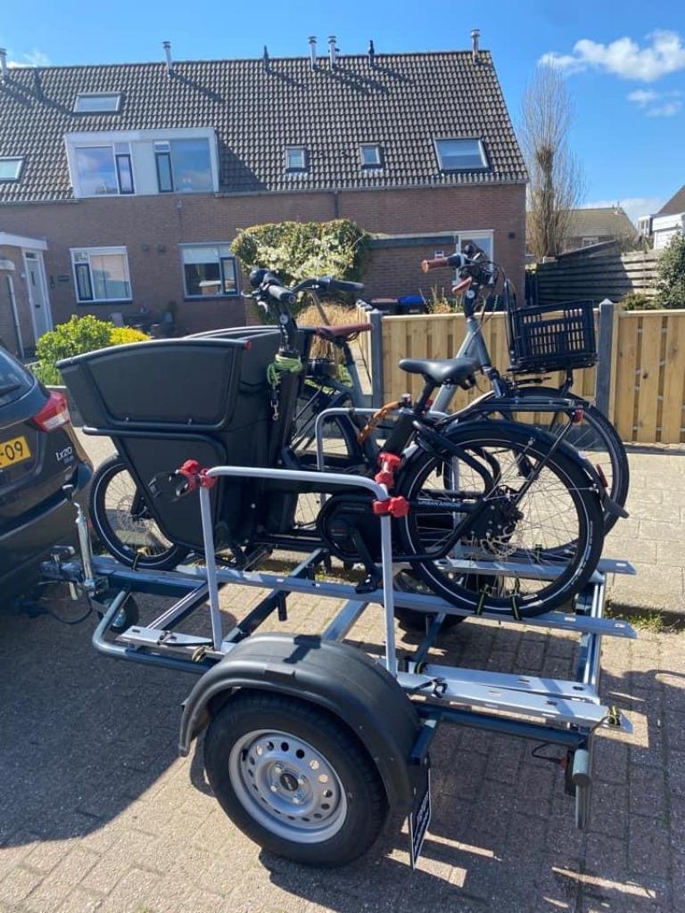 Bakfiets-aanhanger te huur! Urban Arrow, Lovens, Johnny Loco, Ophalen of Verzenden, Zo goed als nieuw