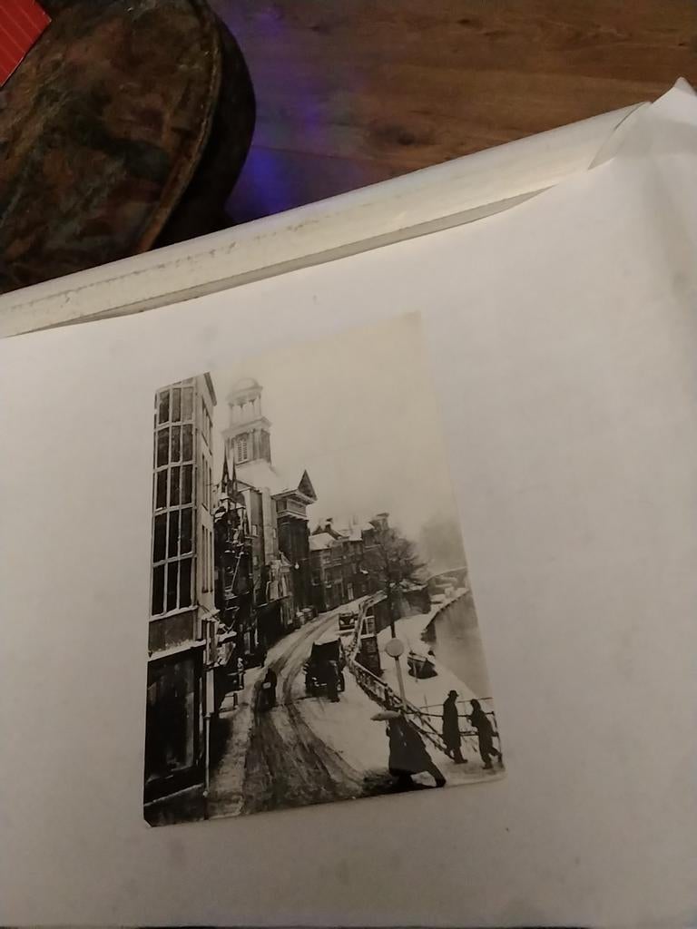 UTRECHT. /ZICHT OP DE OUDE GRACHT VANAF DE VIEBRUG 1952, Ophalen of Verzenden, 1940 tot 1960, Utrecht