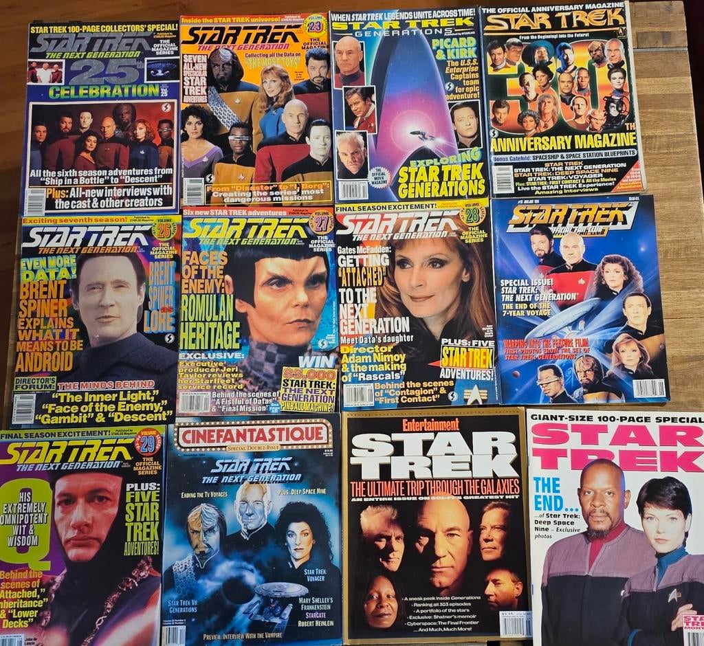 Star Trek Magazine Lot – The Next Generation (TNG) + Special, Boeken, Tijdschriften en Kranten, Ophalen of Verzenden, Gelezen
