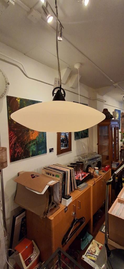Space Age UFO Lamp Melkglas, Huis en Inrichting, Lampen | Hanglampen, Space Age, Gebruikt, Unknown, Unknown