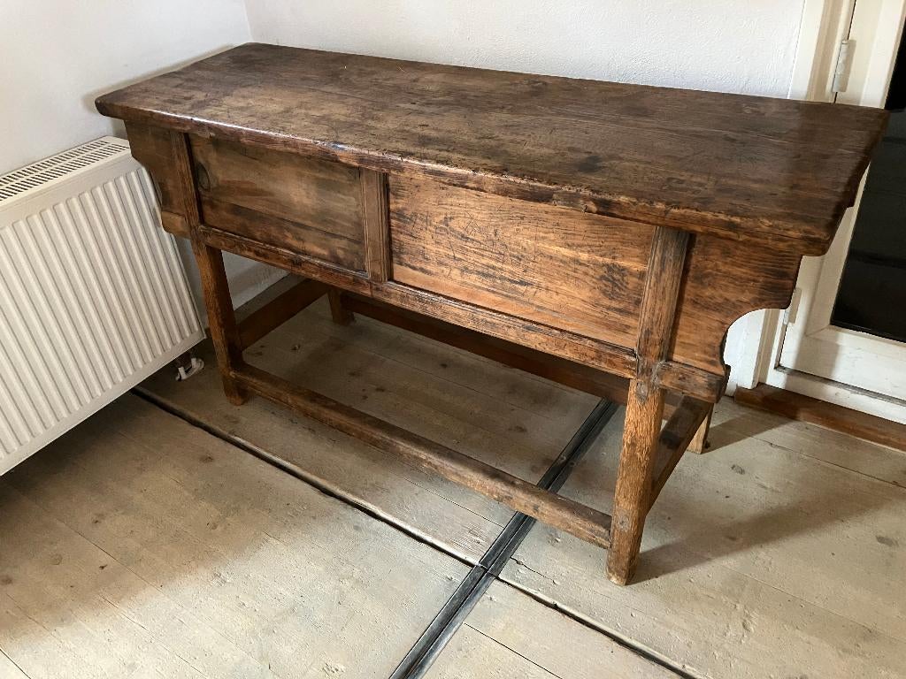 Antieke Chinese sidetable, Ophalen