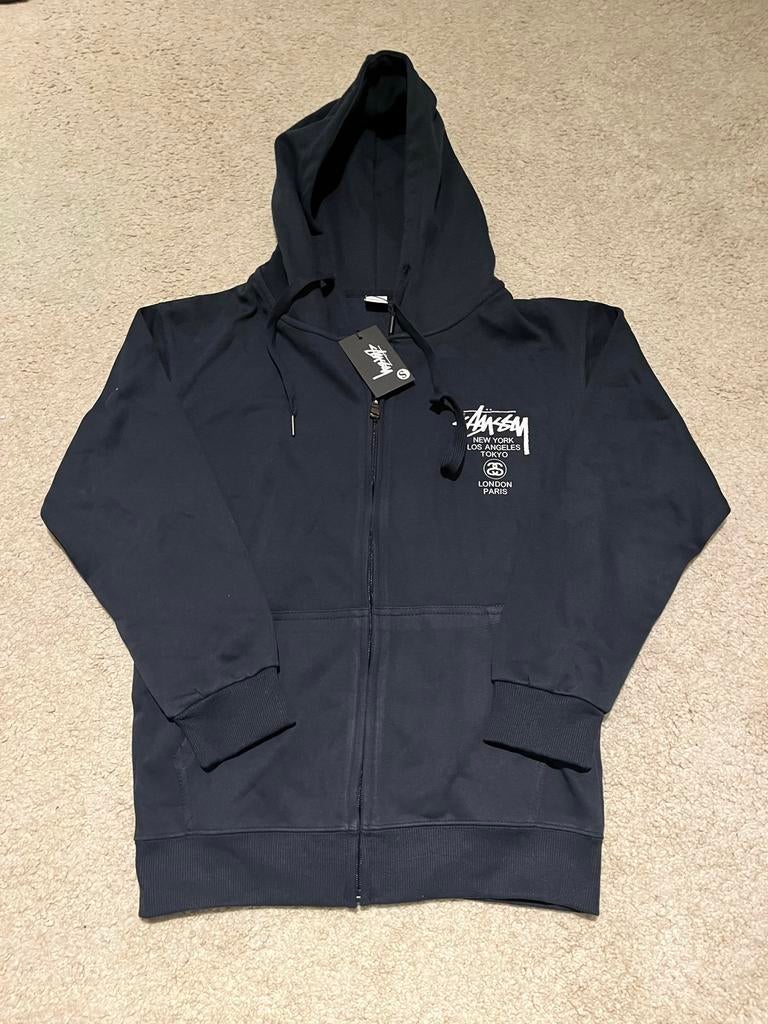 Stüssy Vest, Verzenden, Zo goed als nieuw, Maat 48/50 (M), Zwart