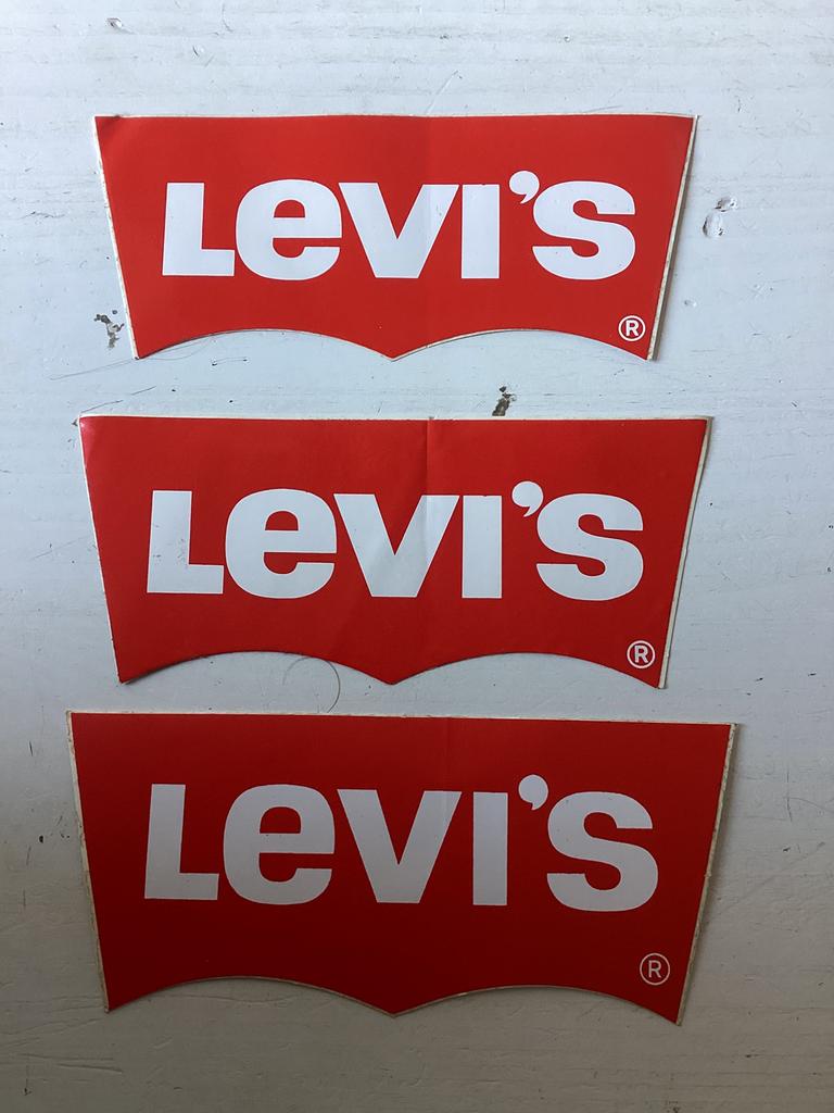 3 stickers Levi’s logo, Verzamelen, Verzenden, Zo goed als nieuw, Merk