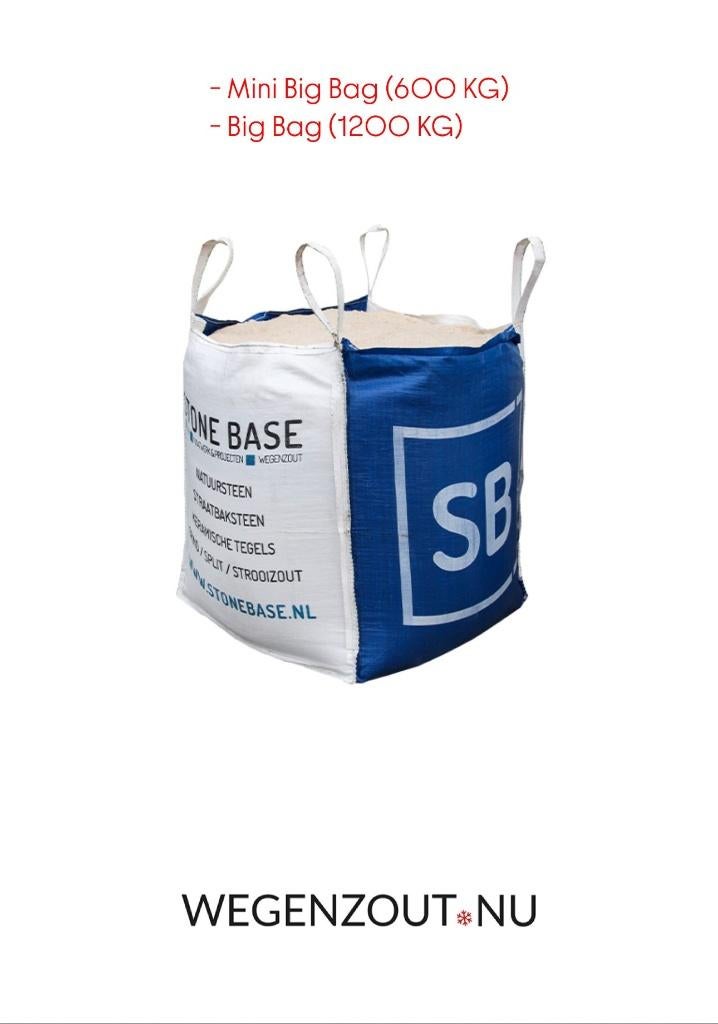 Big bag strooizout op=op direct afhalen of levering 2 dagen, Ophalen of Verzenden, Nieuw, Overige soorten