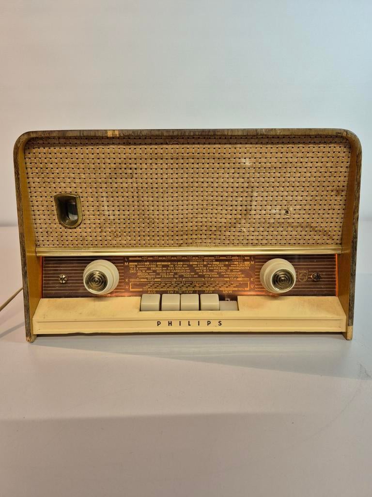 1960 Philips radio deluxe 311, Ophalen of Verzenden