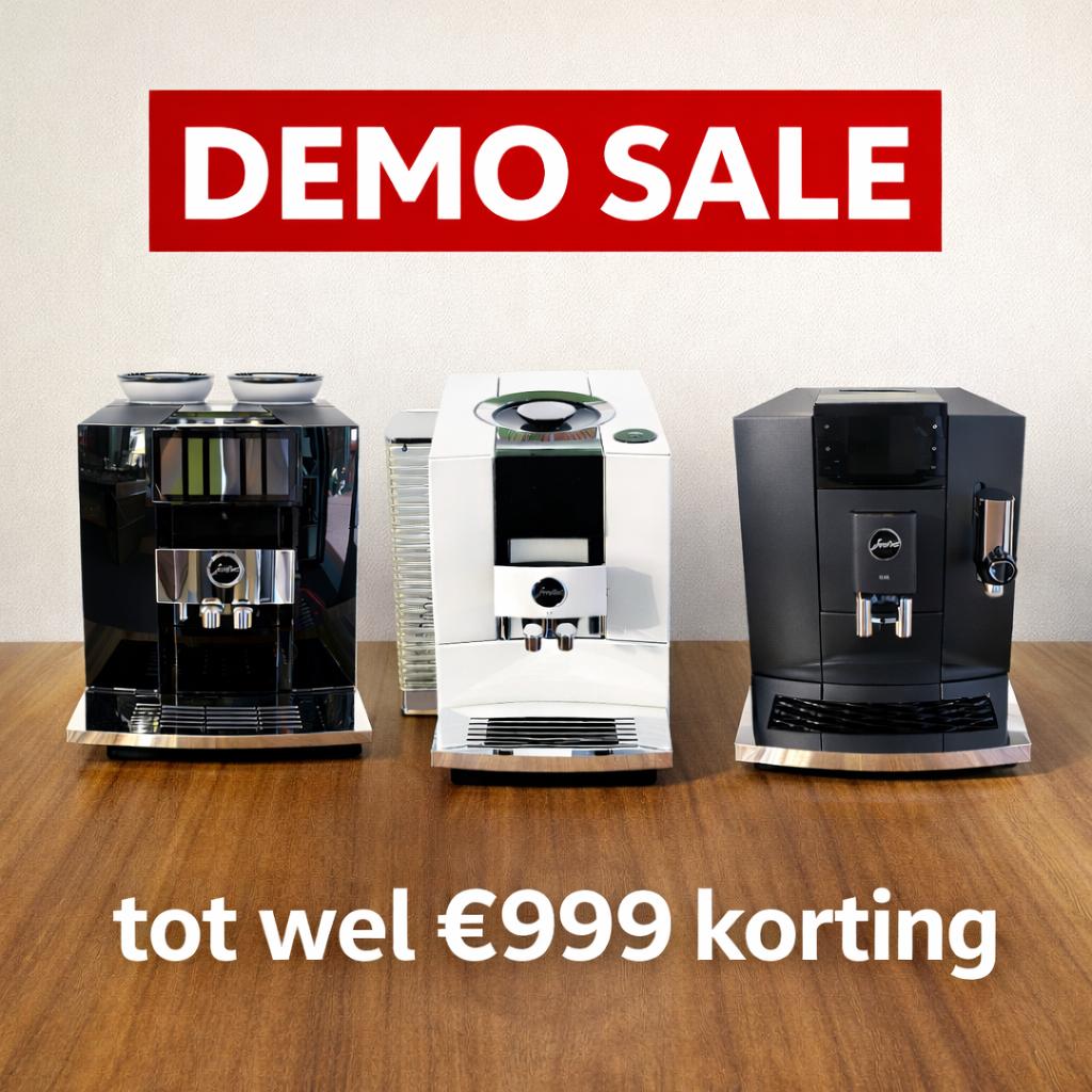 Jura demo NIEUWSTE MODEL E4 E6 E8 S8 C9 J8 j10 TWIN Z10 GIGA, Ophalen, ., 10 kopjes of meer, Koffiemachine