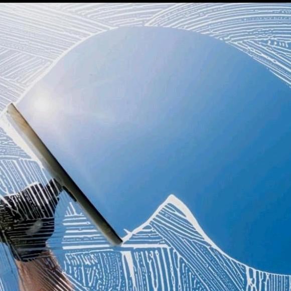 Glazenwasser nodig???, Glazenwassen buiten