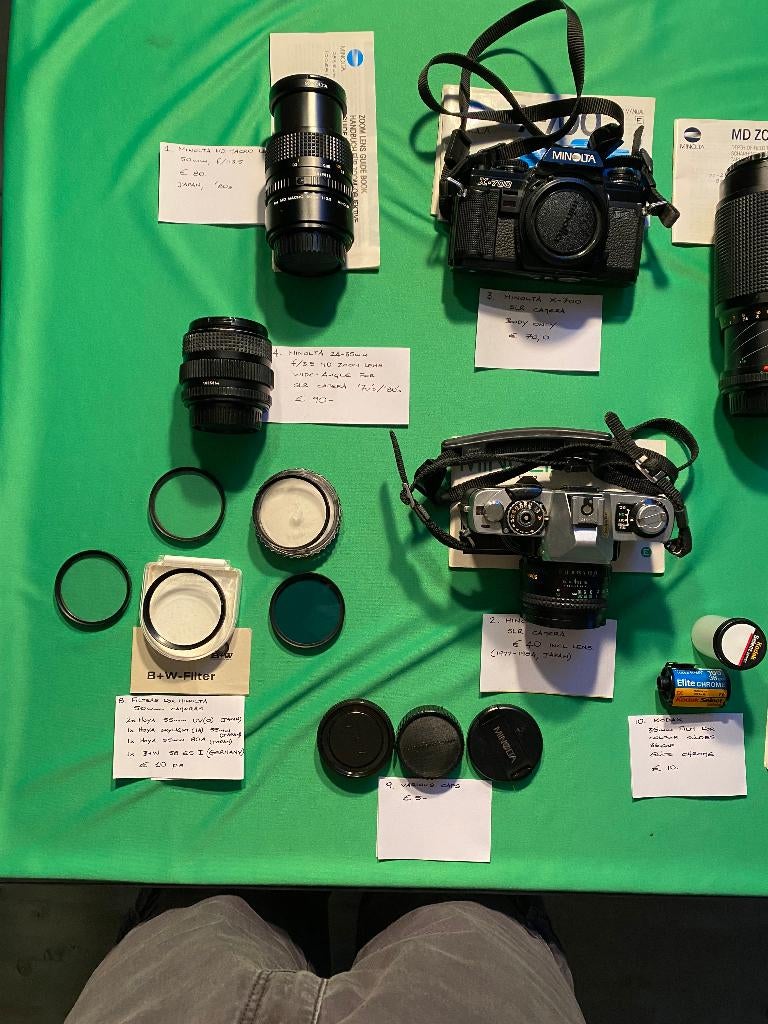 MINOLTA SLR cameras en toebehoren, Ophalen of Verzenden, Zo goed als nieuw, Spiegelreflex, Minolta