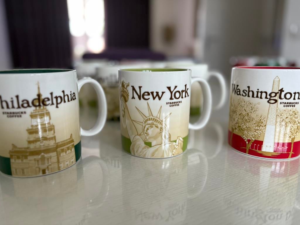 Diverse Starbucks mokken uit de Icon serie, Ophalen, Zo goed als nieuw, Overige stijlen, Kop(pen) en/of Schotel(s)