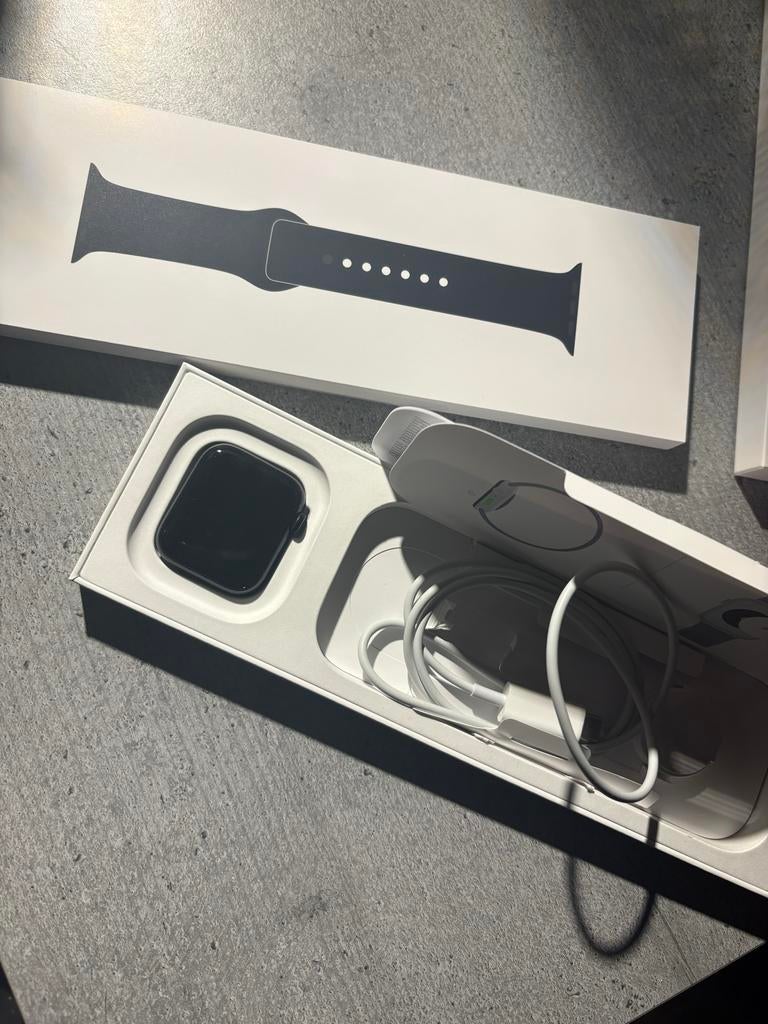 Apple Watch - Zo goed als nieuw, weinig gebruikt!, Hartslag, Zwart, IOS, Ophalen of Verzenden