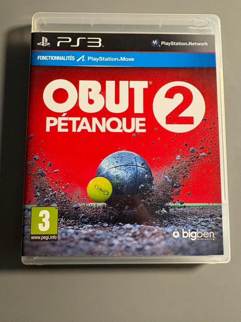 PS3 game Obut Petanque 2, Ophalen of Verzenden, Zo goed als nieuw, Sport, 3 spelers of meer