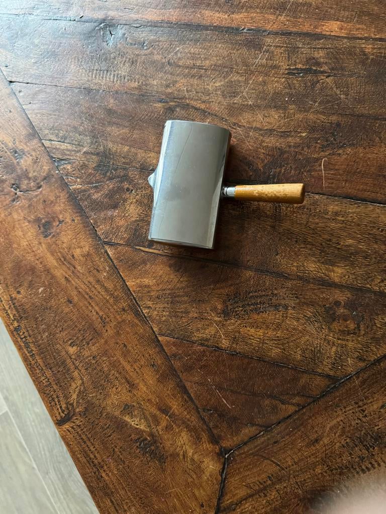 Vintage tafel schuier/ kruimeldief/ rolveger, Ophalen of Verzenden, Zo goed als nieuw