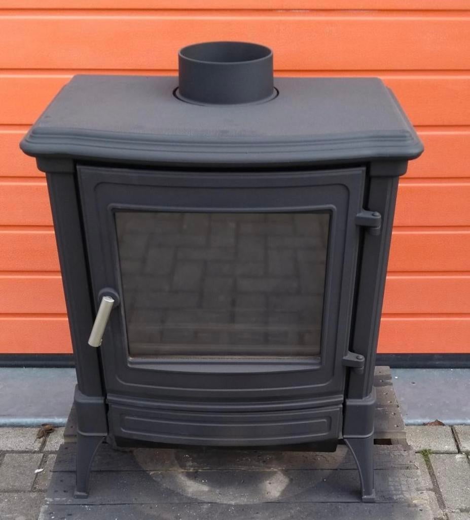 Demomodel houtkachel Nestor Martin S33 met woodbox systeem, Gebruikt, Houtkachel, Ophalen of Verzenden, Vrijstaand