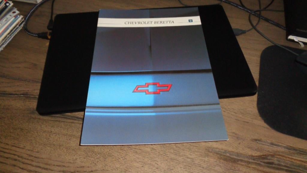 Folder USA model CHEVROLET  BERETTA   1992, Ophalen of Verzenden, Nieuw, Chevrolet