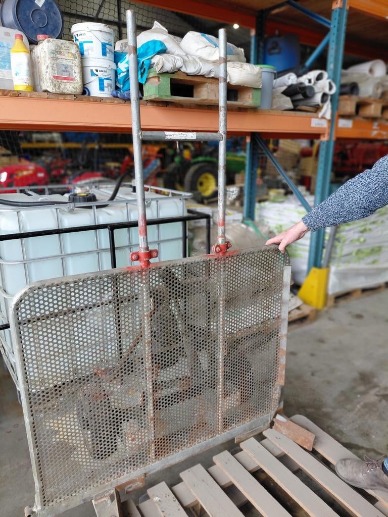 Stenenklem met wielen, Ophalen