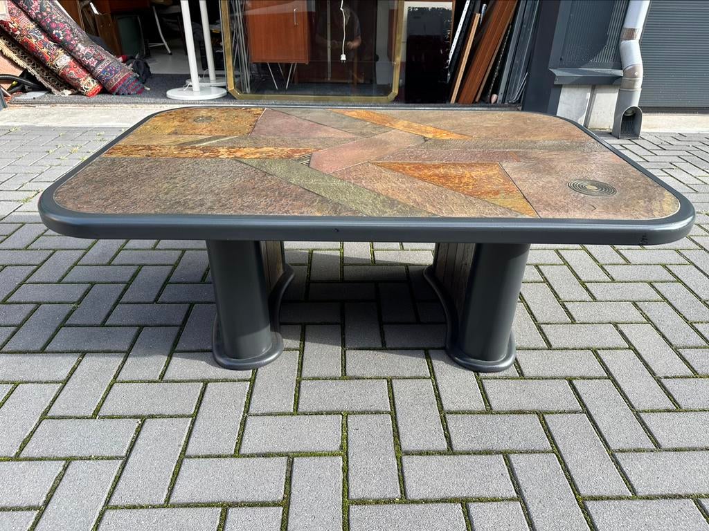 Stenen vintage coffeetable, Huis en Inrichting, Tafels | Salontafels, Ophalen, Gebruikt