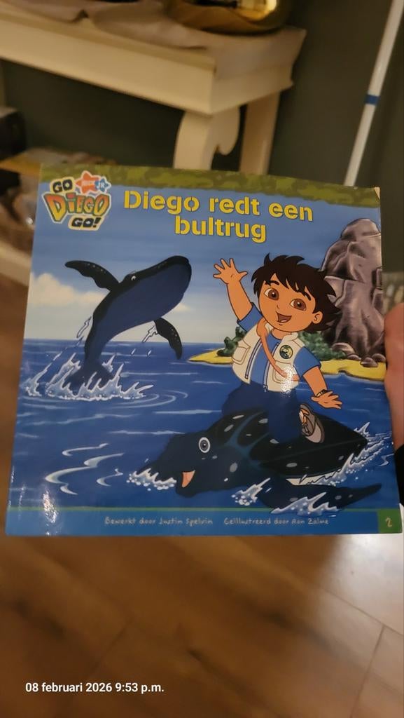Go Diego Go! Diego redt een bultrug - Boekje, Boeken, Ophalen of Verzenden, Zo goed als nieuw, Justin spelrin, Sprookjes