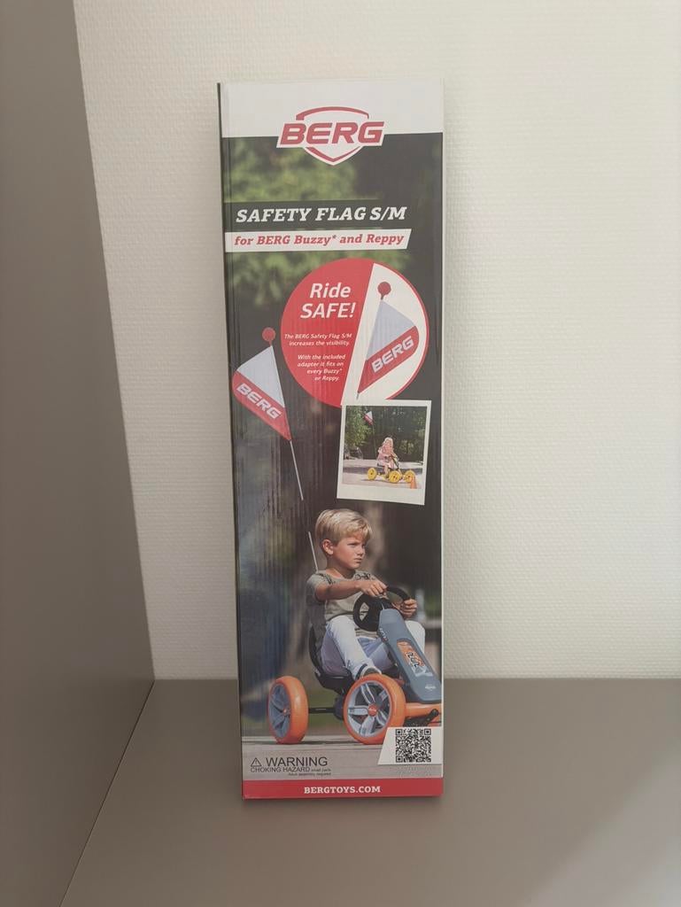 BERG Safety flag en duwstang xs, Ophalen, Nieuw, Loopfiets