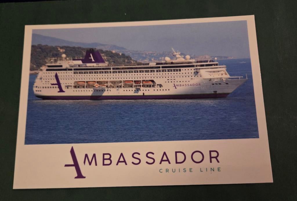 Ambition - cruiseschip - Ambassador Cruise Line, Verzenden, Ongelopen, Voertuig