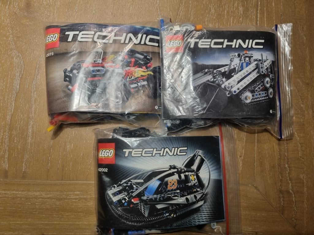 3 technic lego sets, Kinderen en Baby's, Speelgoed | Duplo en Lego, Ophalen of Verzenden, Gebruikt, Complete set, Lego