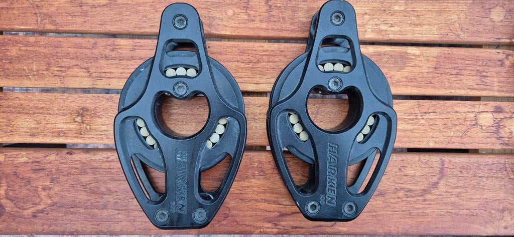 Harken 2x 100mm blok, prijs p.st., Single/Swivel/Becket, Watersport en Boten, Bootonderdelen, Zo goed als nieuw, Dekbeslag, Zeilboot
