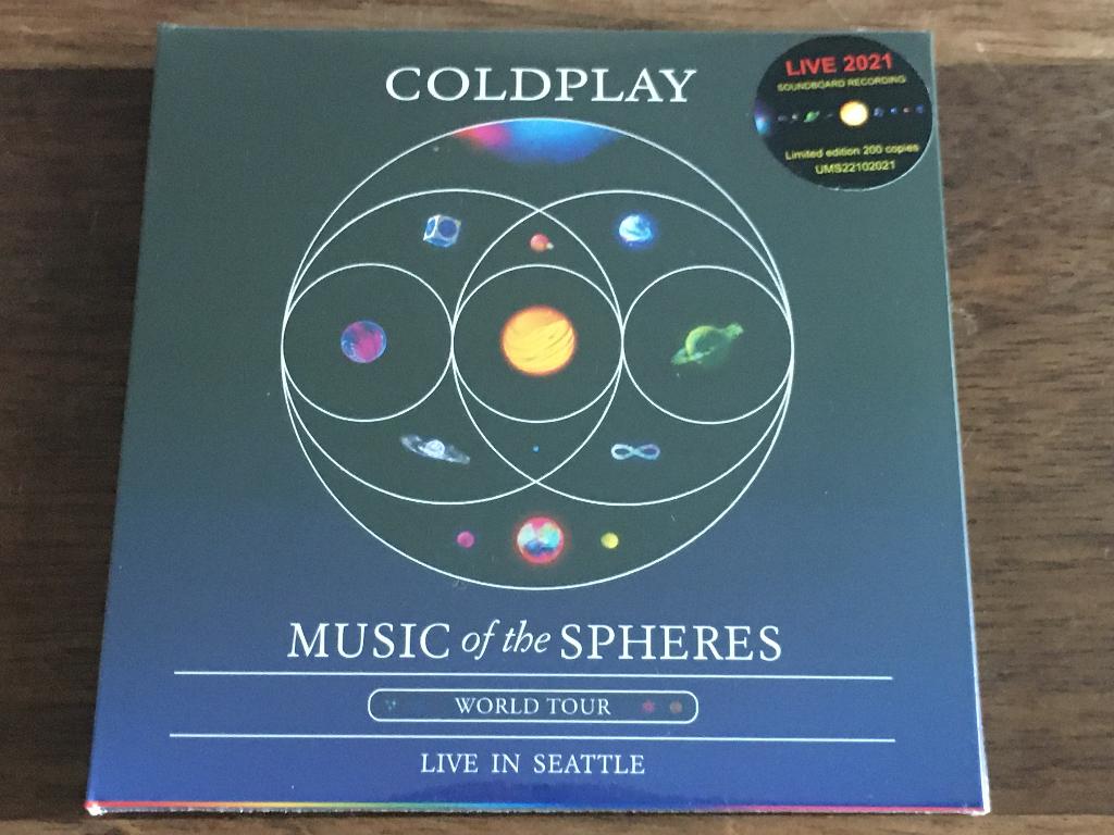 2Cd Coldplay LIVE Music Of The Spheres in SEATTLE Ltd NIEUW, Ophalen of Verzenden, 2000 tot heden, Nieuw in verpakking