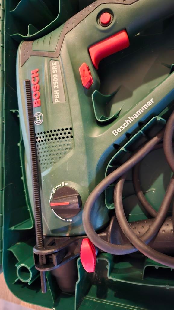 Bosch PBH 2500 SRE Boorhamer - Zo goed als nieuw, Ophalen, 600 watt of meer, Boor- en/of Breekhamer, Zo goed als nieuw