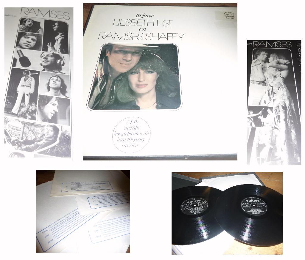 10 jaar Liesbeth List + Ramses Shaffy 5LP BOX, Cd's en Dvd's, Vinyl | Nederlandstalig, Ophalen of Verzenden, Gebruikt, Overige formaten
